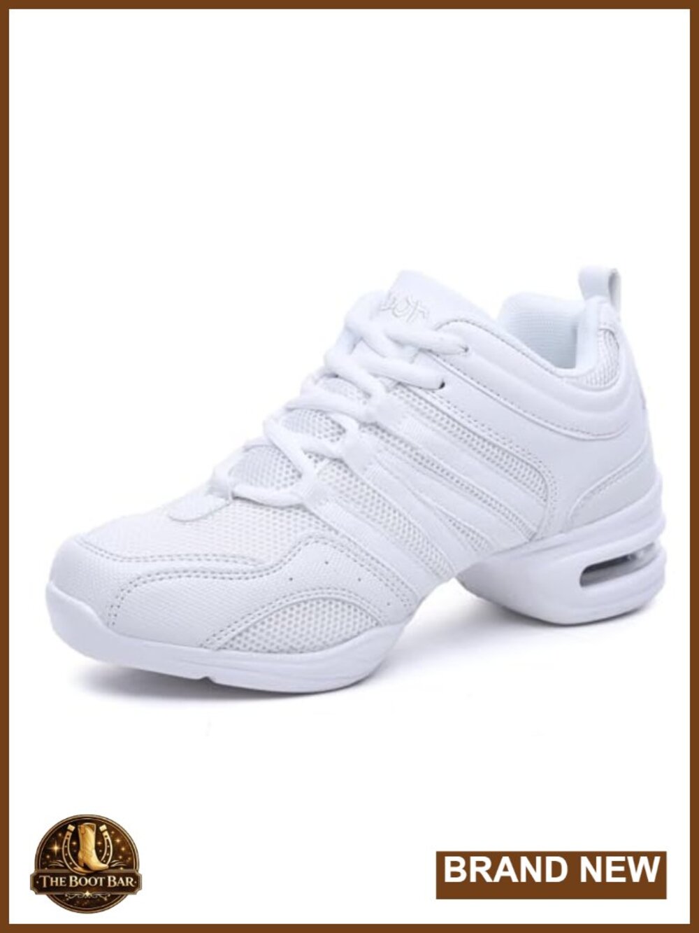 Women's Lace-Up Dance Sneakers Air Cushion Mesh Jazz Shoes